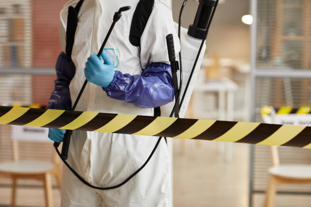 Professional Biohazard Cleanup technician working in Arlington, MN
